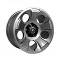 Rugged Ridge DRAKON WHEEL, 17X9 GUN METAL, 07-16 JEEP WRANGLER 15302.3